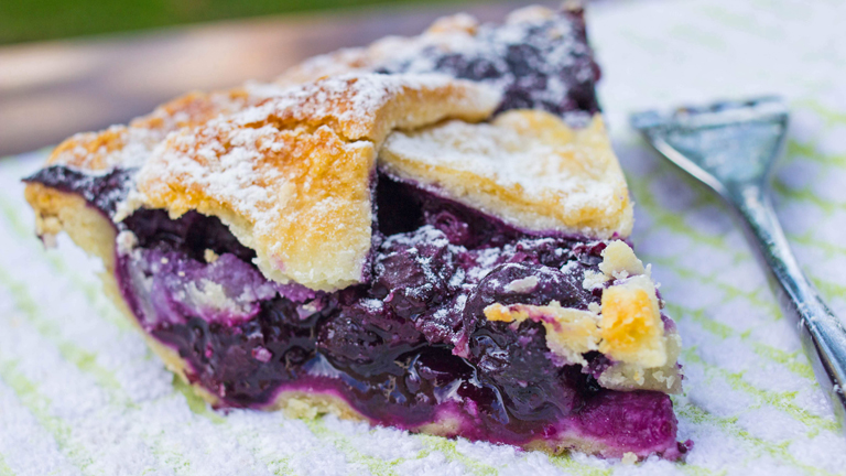 Blueberry Lavender Pie