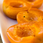 Honey Vanilla Poached Apricots in Vanilla Syrup