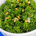 Kale Salad with Pecorino Lemon and Pine Nuts