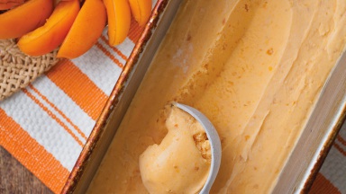 Roasted Apricot Sherbet