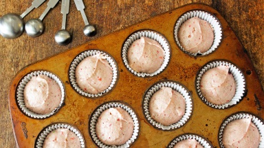 Strawberry Daiquiri Cupcakes